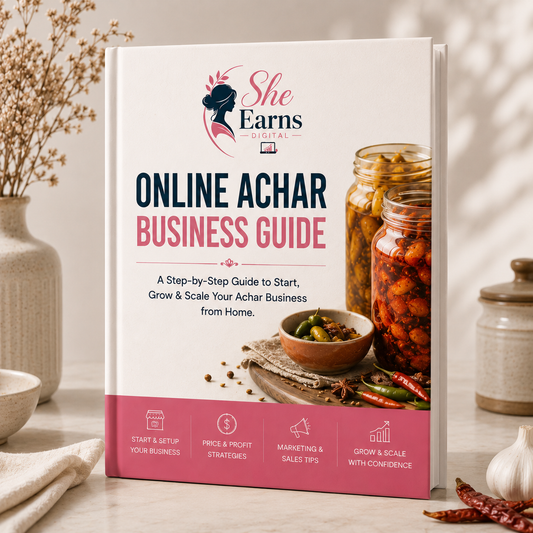 Start a Homemade Achar Business - Digital PDF Guide