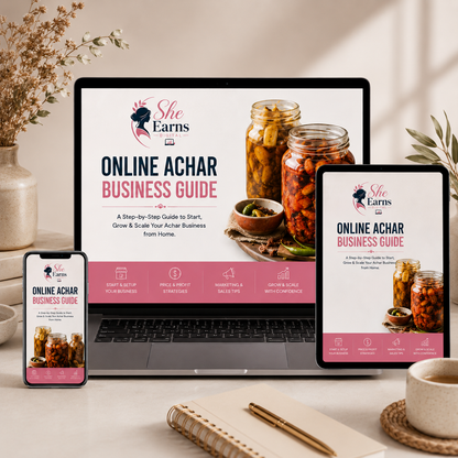 Start a Homemade Achar Business - Digital PDF Guide