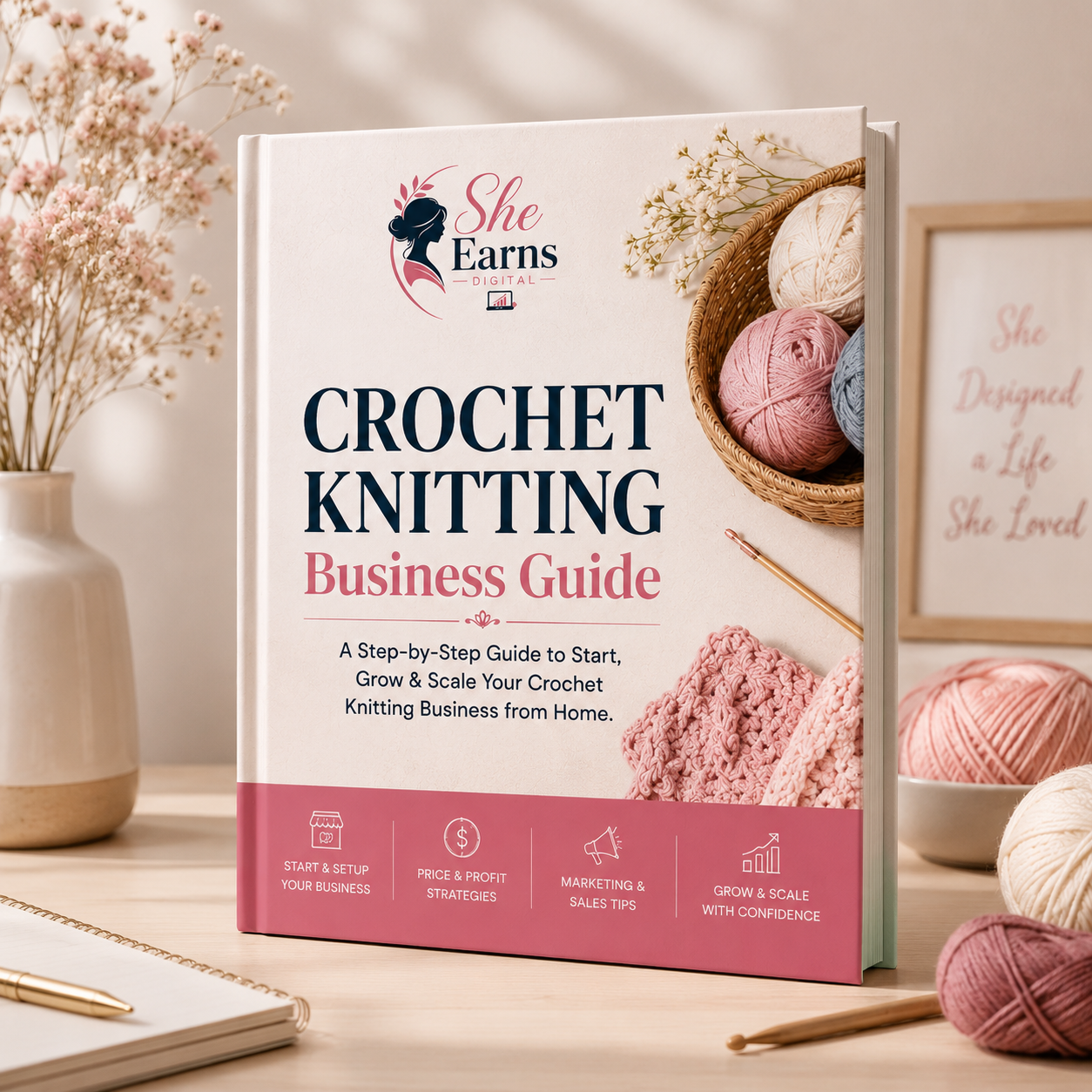 Start a Crochet Business From Home - Digital PDF Guide