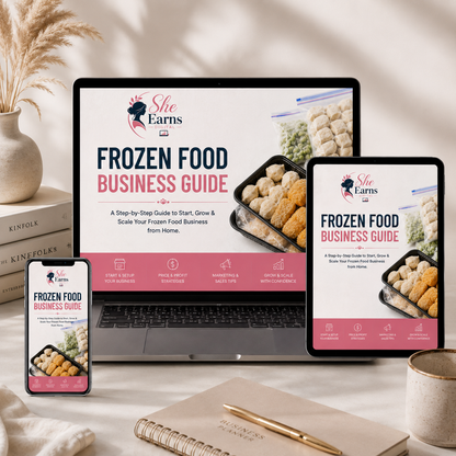 Start a Frozen Food Business From Home - Digital PDF Guide