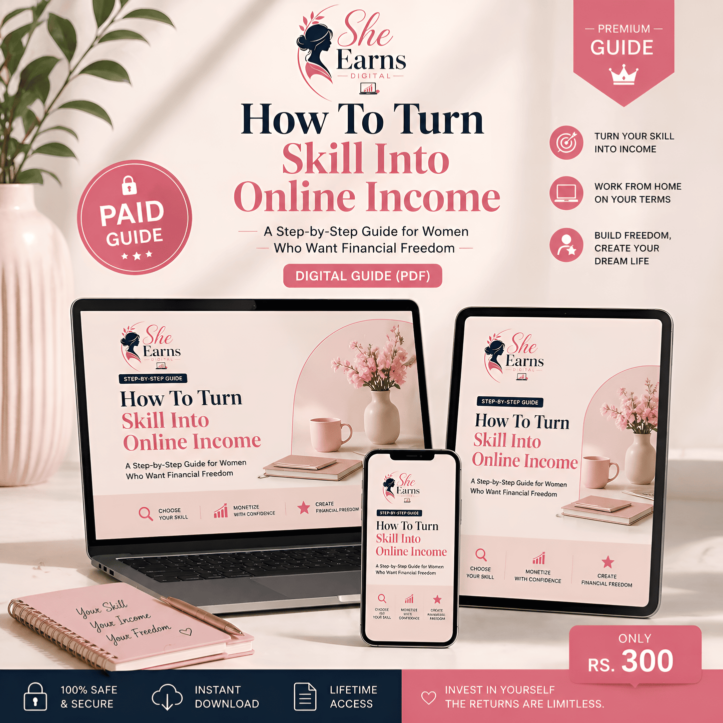 Turn Your Skill Into Online Income – Digital PDF Guide
