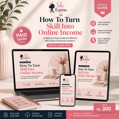 Turn Your Skill Into Online Income – Digital PDF Guide